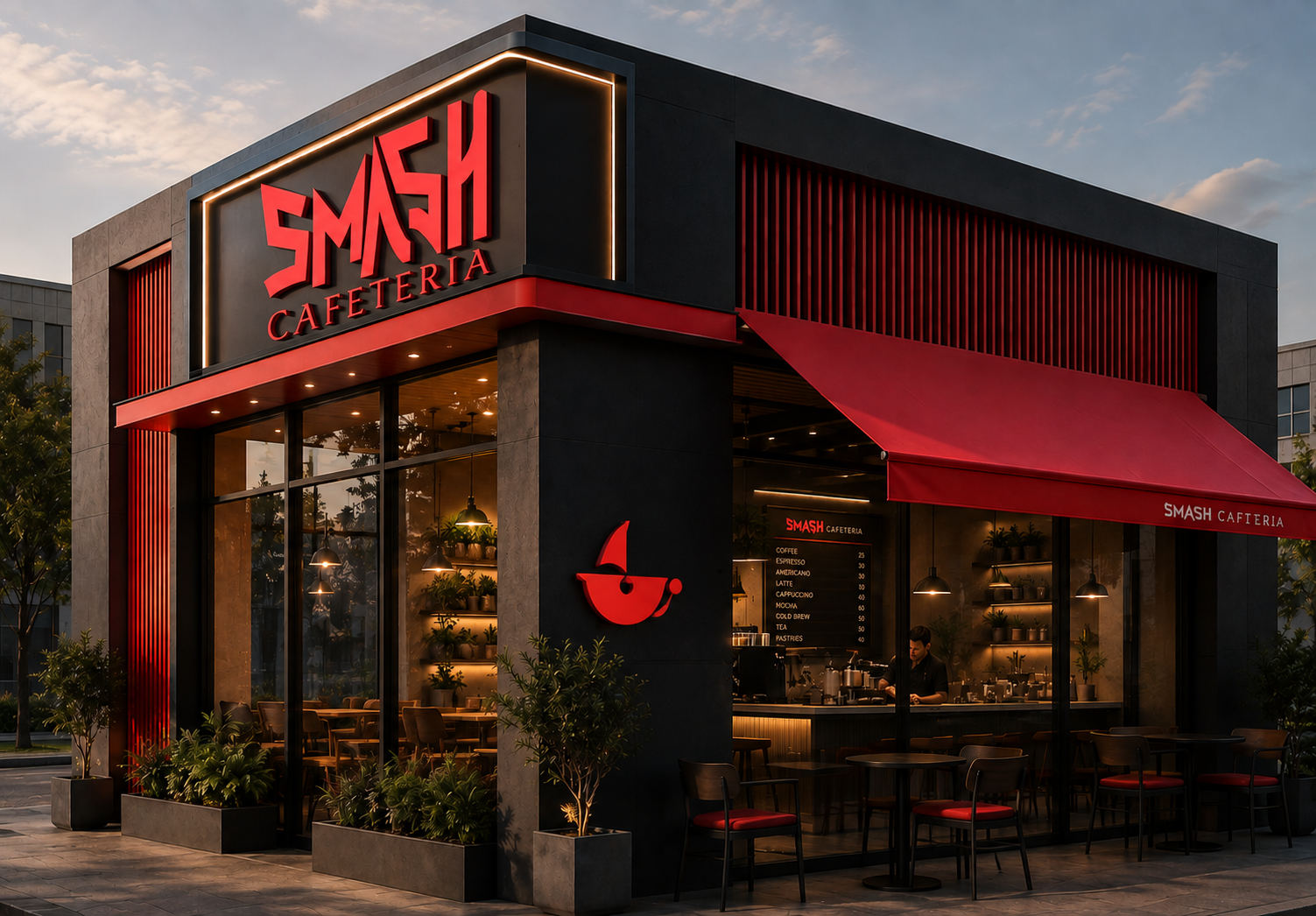 Creative Branding Project For Smash Cafeteria by Muhammed Razal, image 7 of 7