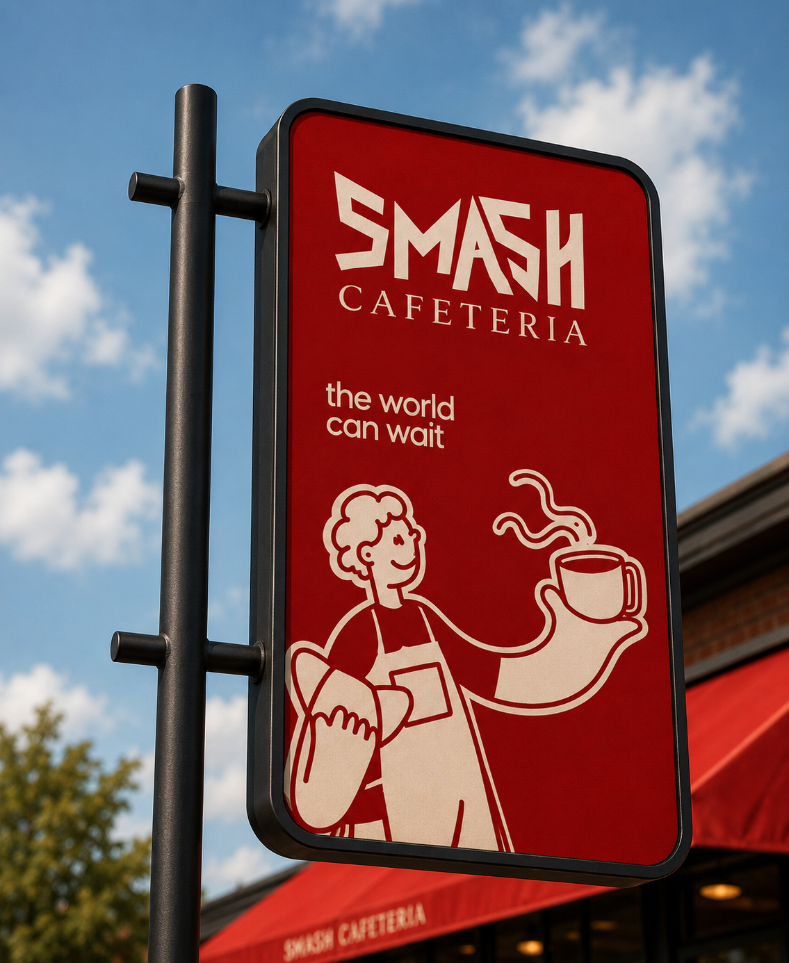 Creative Branding Project For Smash Cafeteria by Muhammed Razal, image 6 of 7