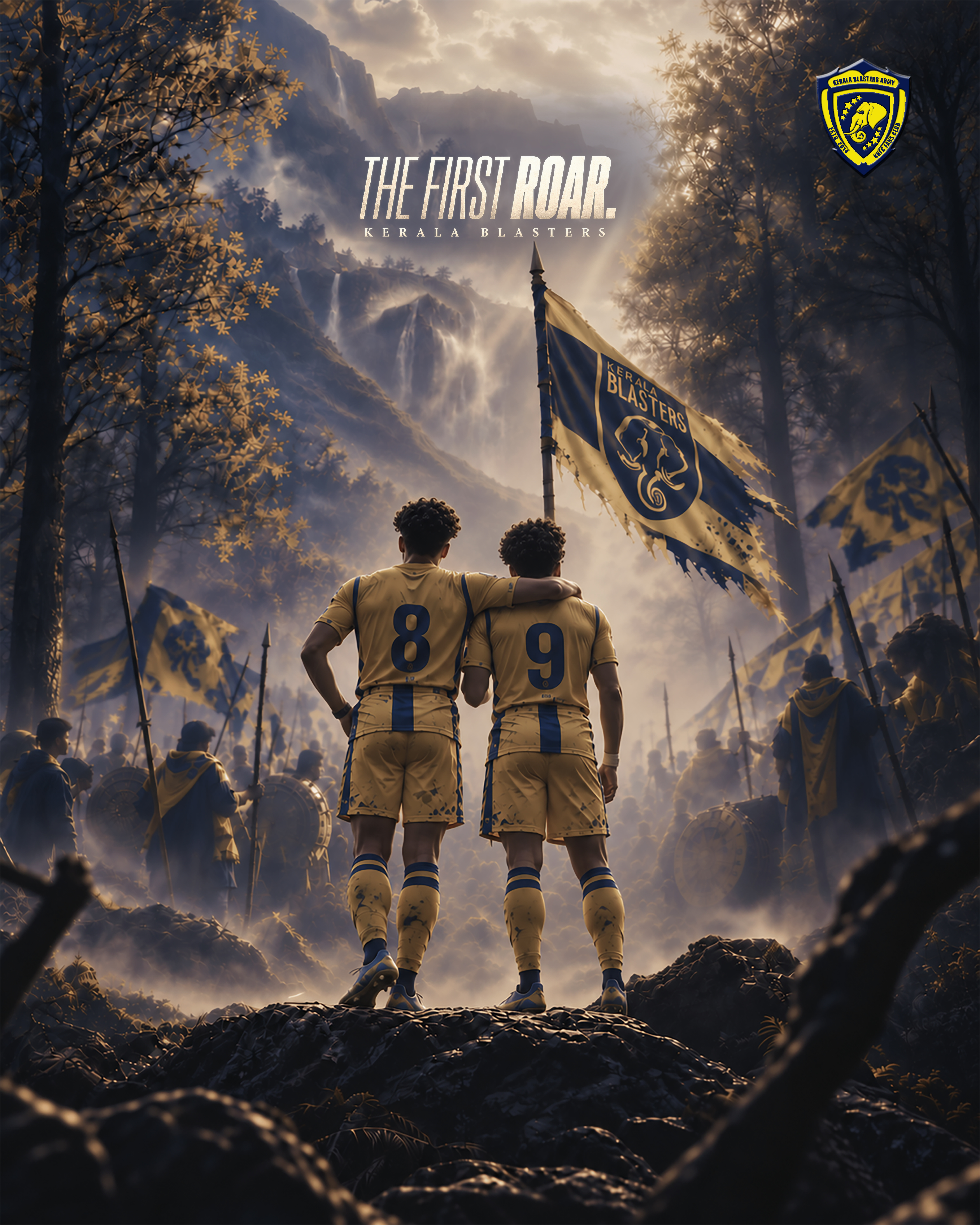 Creative Poster For Kerala Blasters by Muhammed Razal, image 2 of 2